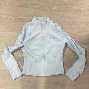 lululemon athletica Pale Blue Zip-Up Bomber Jacket - 10